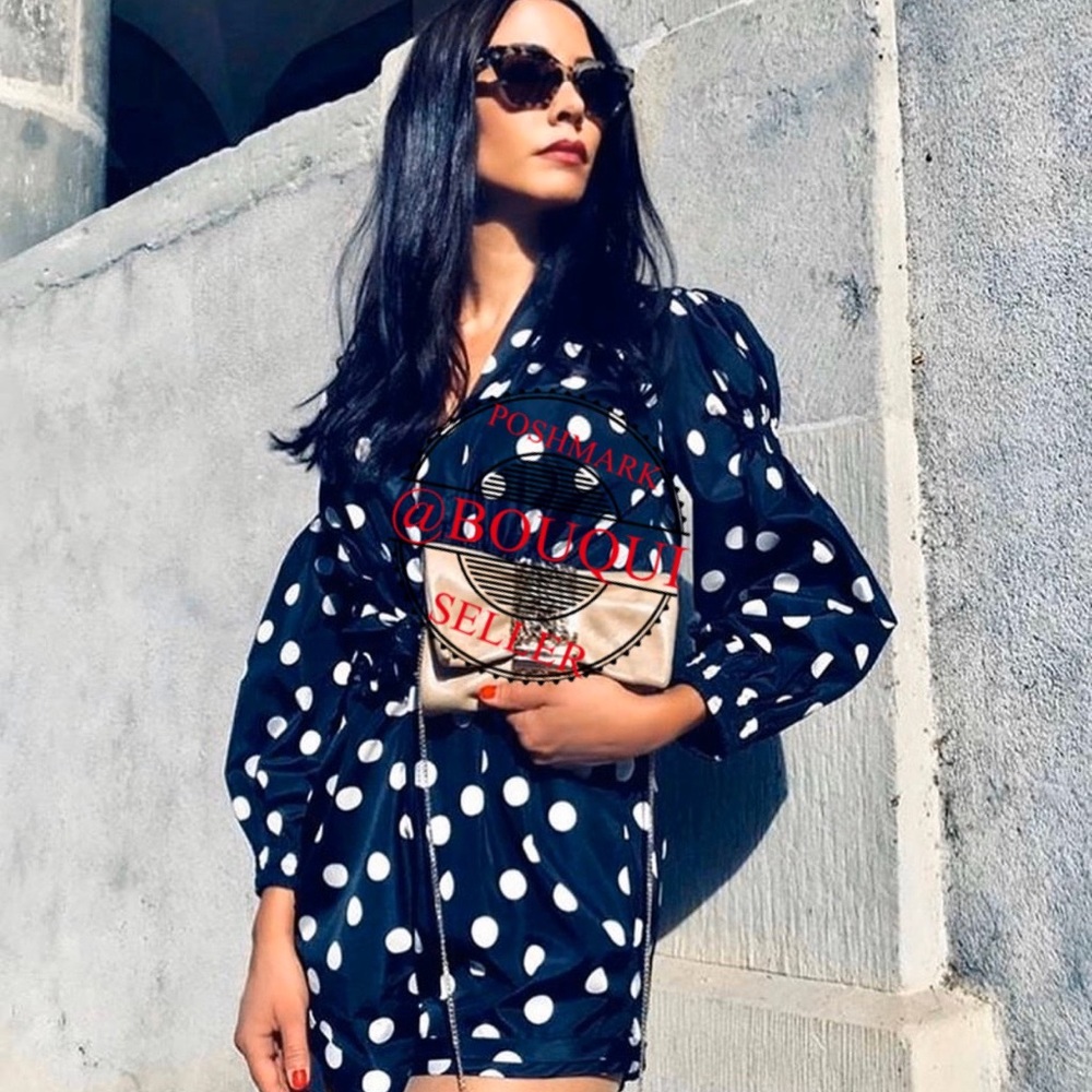 BLOGGERS FAVORITE ZARA SHORT POLKA DOT JUMPSUIT - Picture 3 of 8